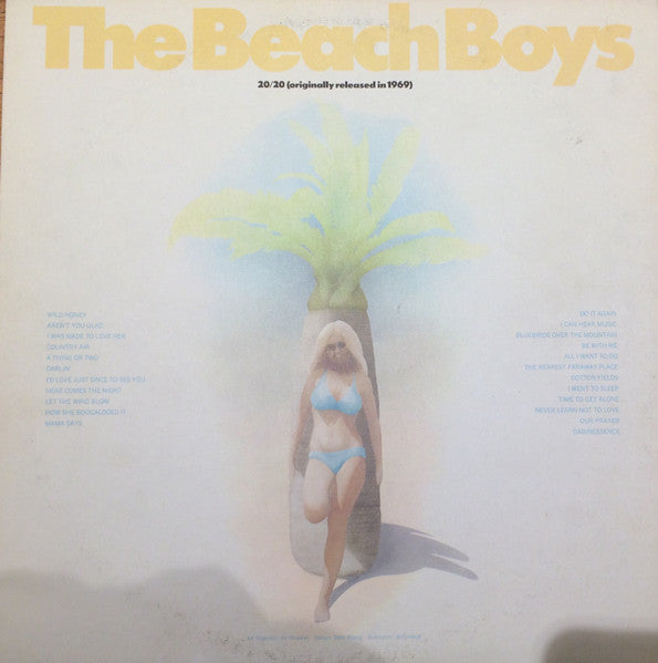 The Beach Boys : Wild Honey & 20/20 (2xLP, Album, Comp, Ter)