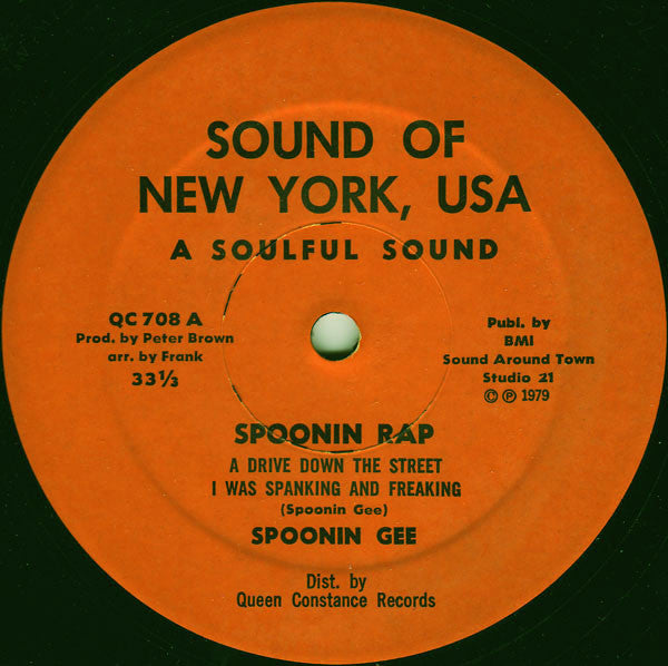 Spoonin Gee* : Spoonin Rap (12", Ora)