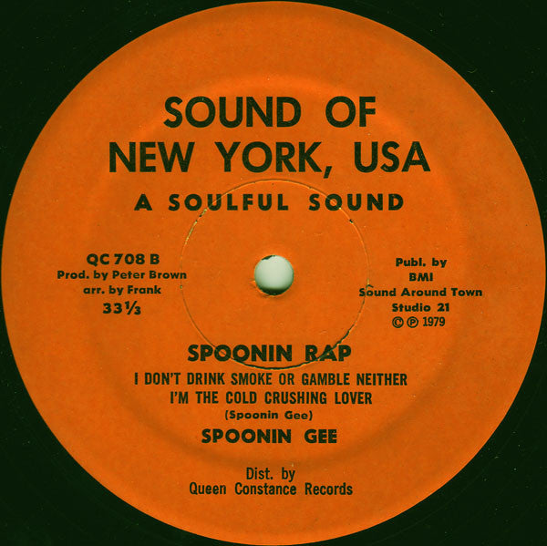 Spoonin Gee* : Spoonin Rap (12", Ora)