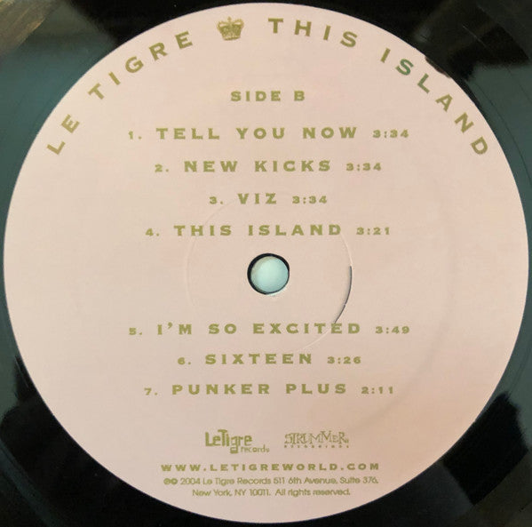 Le Tigre : This Island (LP, Album)
