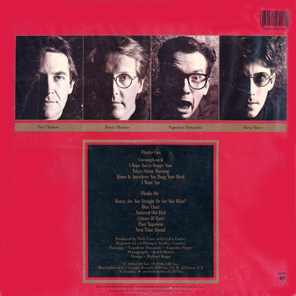 Elvis Costello And The Attractions* : Blood & Chocolate (LP, Album, Car)