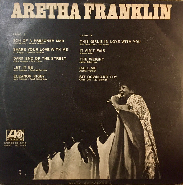 Aretha Franklin : This Girl's In Love With You (LP, Album)