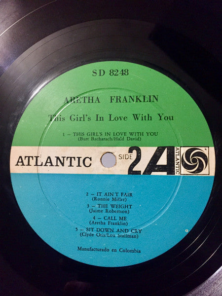 Aretha Franklin : This Girl's In Love With You (LP, Album)