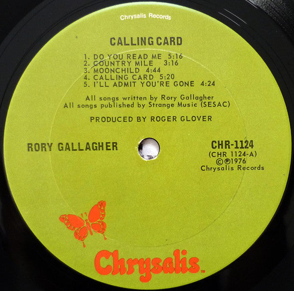 Rory Gallagher : Calling Card (LP, Album, Ter)
