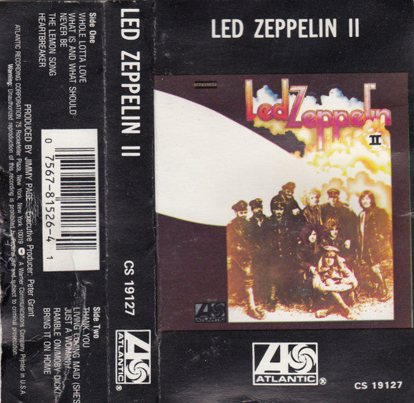 Led Zeppelin : Led Zeppelin II (Cass, Album, RE)