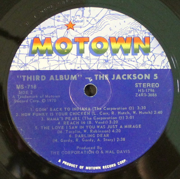 Jackson 5* : Third Album (LP, Album, Ind)
