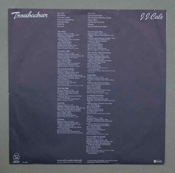 J.J. Cale : Troubadour (LP, Album, RE)