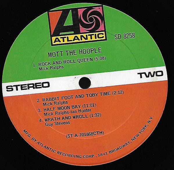 Mott The Hoople : Mott The Hoople (LP, Album, CTH)