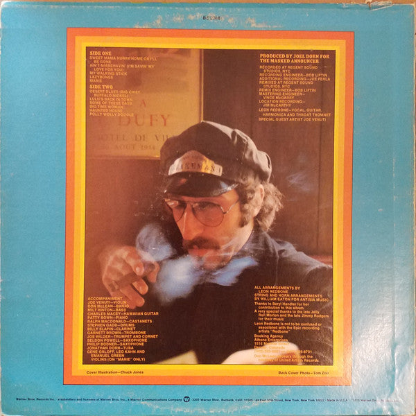 Leon Redbone : On The Track (LP, Album, Pit)