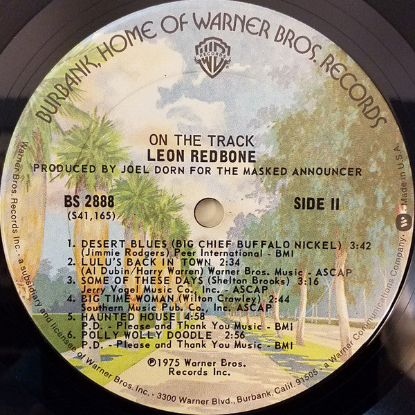Leon Redbone : On The Track (LP, Album, Pit)