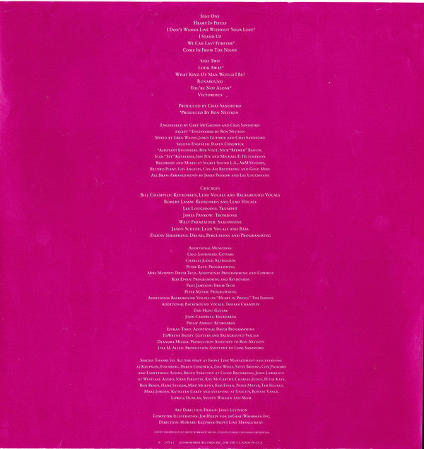 Chicago (2) : Chicago 19 (LP, Album, Spe)