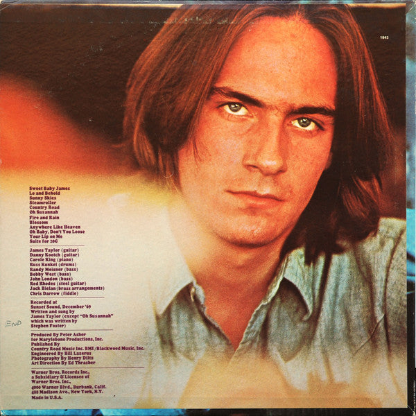 James Taylor (2) : Sweet Baby James (LP, Album)