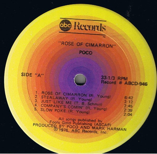 Poco (3) : Rose Of Cimarron (LP, Album)