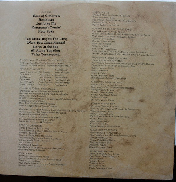 Poco (3) : Rose Of Cimarron (LP, Album)