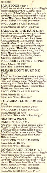 John Prine : Prime Prine - The Best Of John Prine (LP, Comp, PR-)