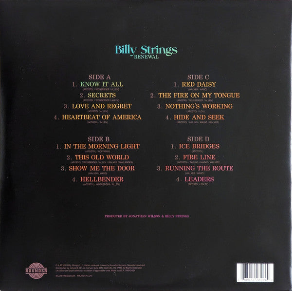 Billy Strings : Renewal (2xLP, Album)