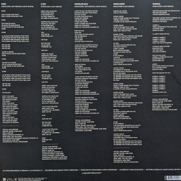 Khruangbin & Leon Bridges : Texas Moon (12", EP, Ltd, Lun)