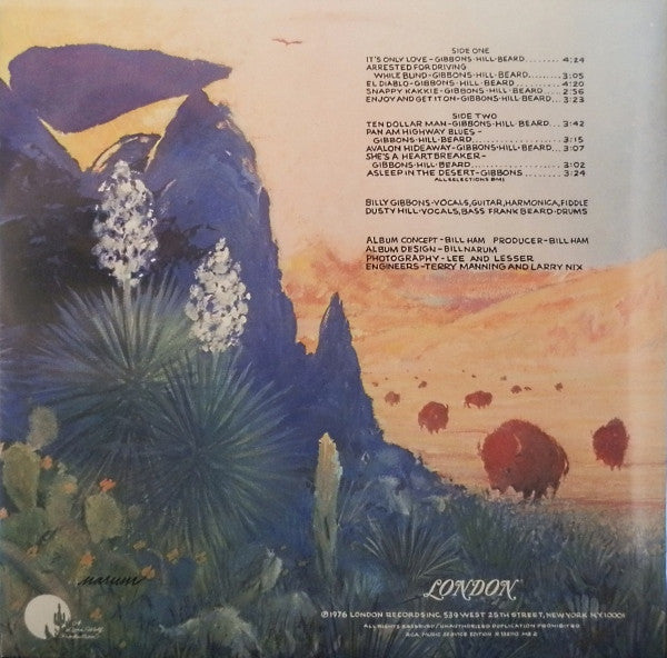 ZZ Top : Tejas (LP, Album, Club, RCA)
