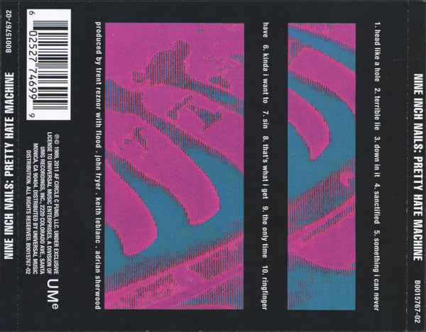Nine Inch Nails : Pretty Hate Machine (CD, Album, RE, Oly)