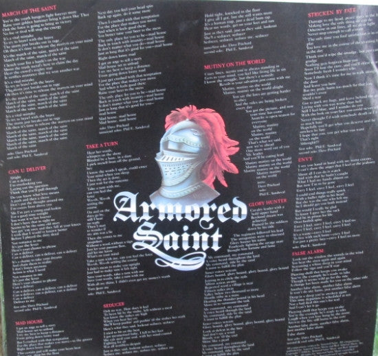 Armored Saint : March Of The Saint (LP, Album, Pit)