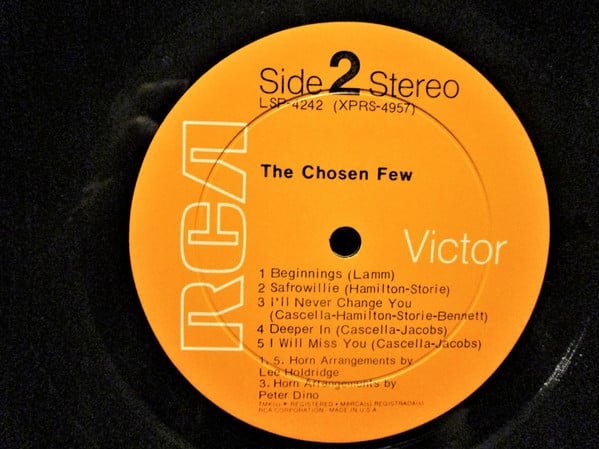 The Chosen Few (4) : The Chosen Few (LP, Album)