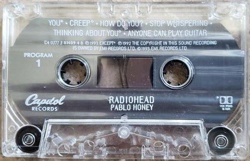 Radiohead : Pablo Honey (Cass, Album)