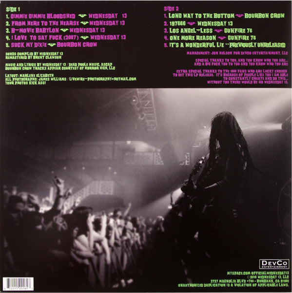 Wednesday 13 : From Here To The Hearse (LP, Comp, Pur)
