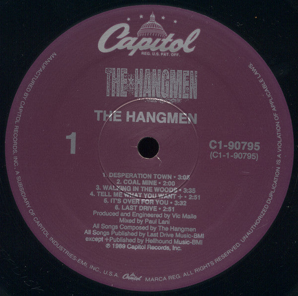 The Hangmen (3) : The Hangmen (LP, Album)