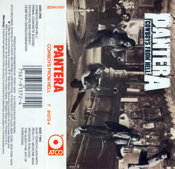 Pantera : Cowboys From Hell (Cass, Album, SR)