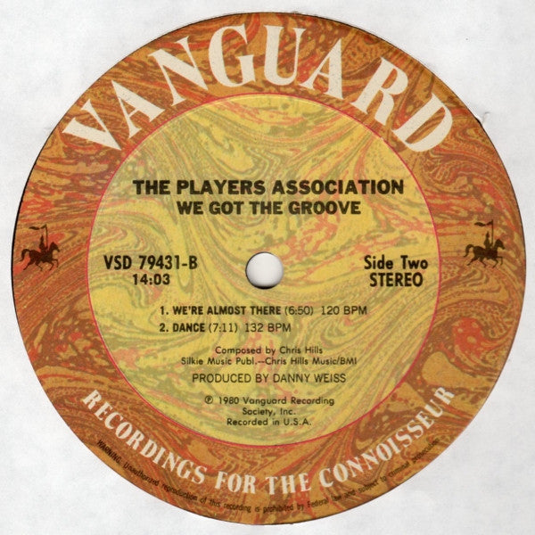 The Players Association : We Got The Groove! (LP, Album)