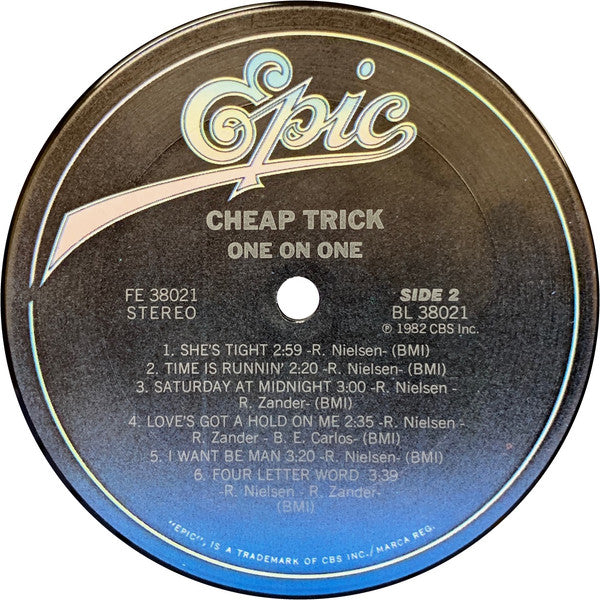 Cheap Trick : One On One (LP, Album, Car)