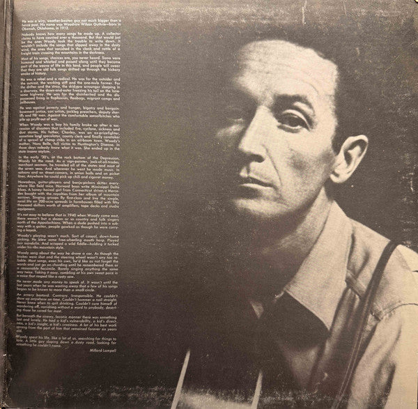 Various : A Tribute To Woody Guthrie Part One (LP, Album, San)