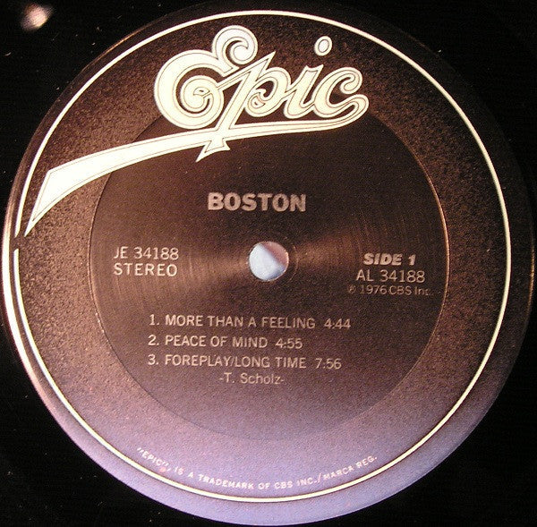 Boston : Boston (LP, Album, RE)