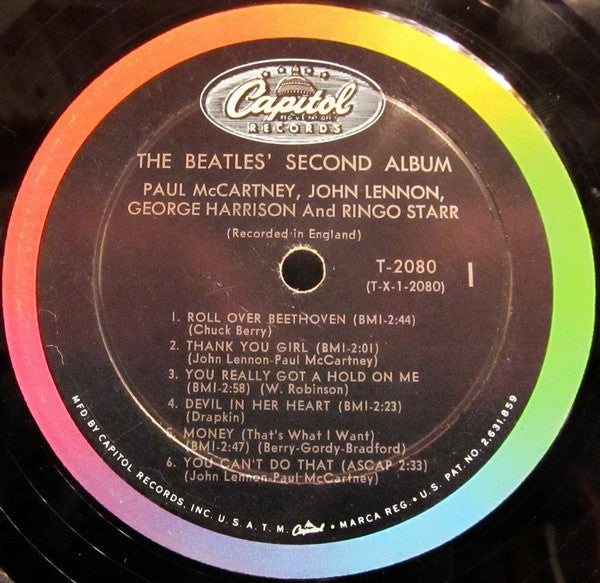 The Beatles : The Beatles' Second Album (LP, Album, Mono,  RC)
