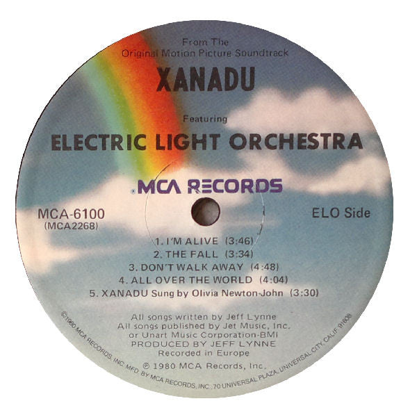 Olivia Newton-John / Electric Light Orchestra : Xanadu (From The Original Motion Picture Soundtrack) (LP, Album, RE)