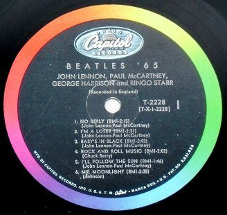 The Beatles : Beatles '65 (LP, Album, Mono)
