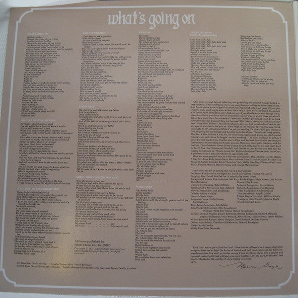 Marvin Gaye : What's Going On (LP, Album, RE, Gat)