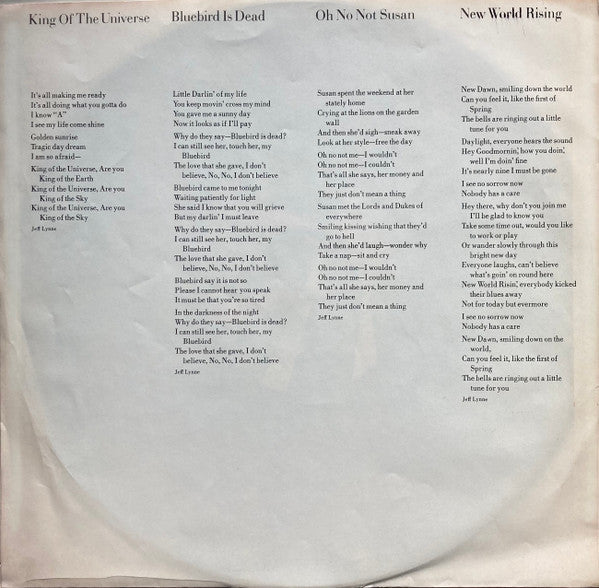 Electric Light Orchestra : On The Third Day (LP, Album, RE, Ter)