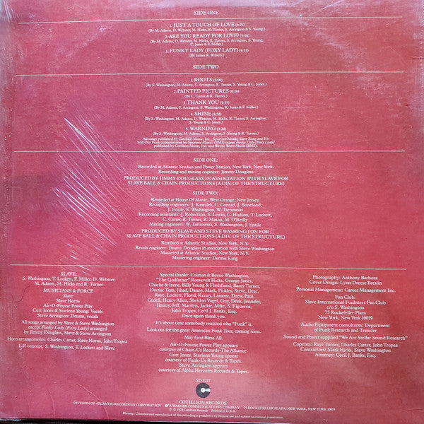 Slave : Just A Touch Of Love (LP, Album, Spe)