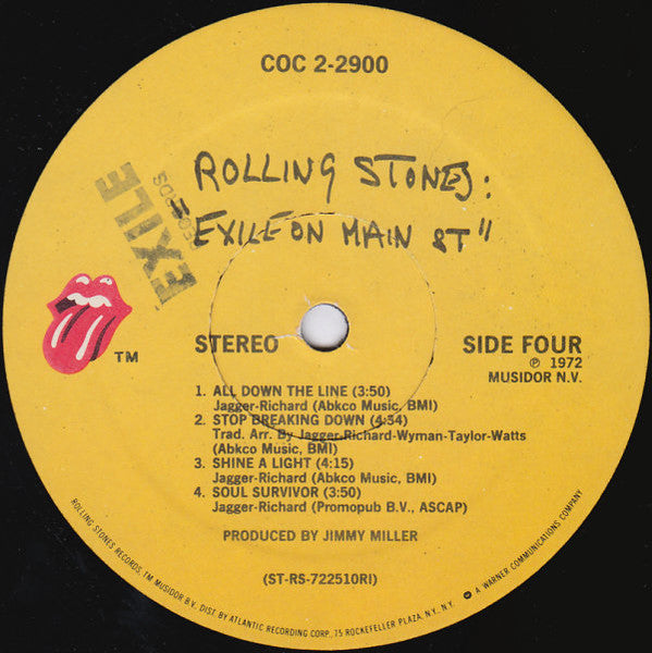 The Rolling Stones : Exile On Main St. (2xLP, Album, RE, RI )