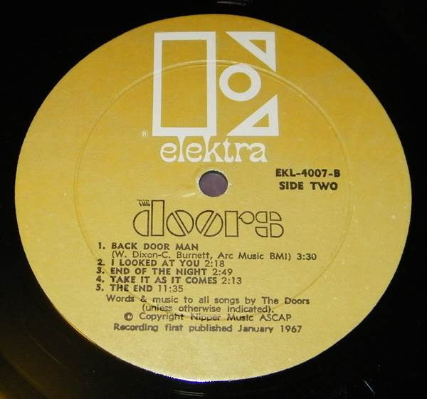 The Doors : The Doors (LP, Album, Mono, MP, RP, ARM)