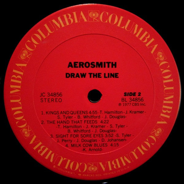 Aerosmith : Draw The Line (LP, Album, Ter)