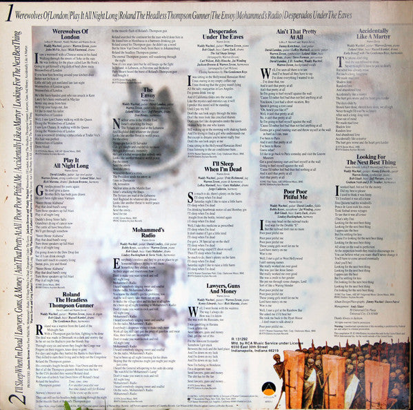 Warren Zevon : A Quiet Normal Life: The Best Of Warren Zevon (LP, Comp, Club, SRC)