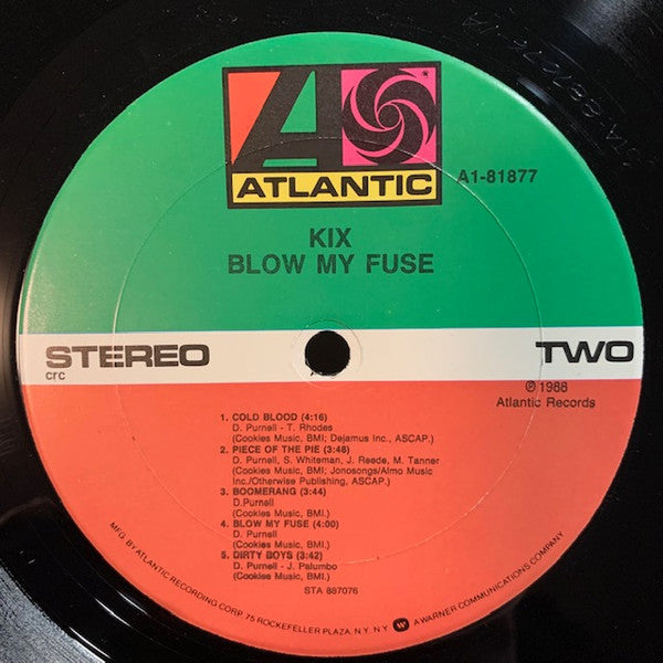 Kix (3) : Blow My Fuse (LP, Album, Club)