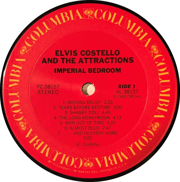 Elvis Costello And The Attractions* : Imperial Bedroom (LP, Album)