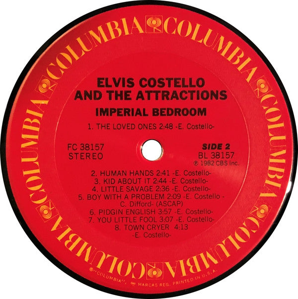 Elvis Costello And The Attractions* : Imperial Bedroom (LP, Album)