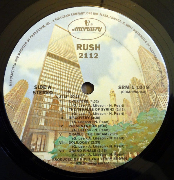 Rush : 2112 (LP, Album, RP, Ter)