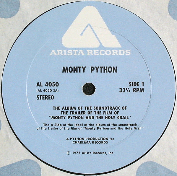 Monty Python : The Album Of The Soundtrack Of The Trailer Of The Film Of Monty Python And The Holy Grail (Executive Version) (LP, Album)
