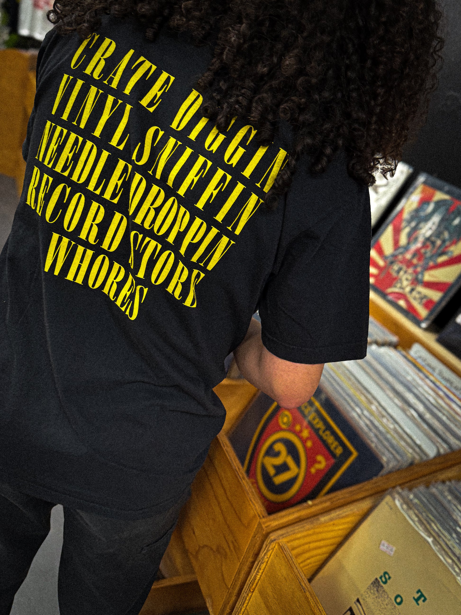 Ice Cream Record Store Whores T-Shirt | White